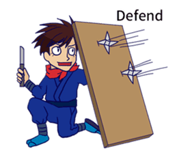 Shake . Become ninja. sticker #9940323