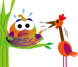 Silly Bird sticker #9940498