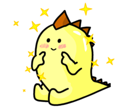 the cute dinosaur sticker #9940632