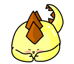 the cute dinosaur sticker #9940635