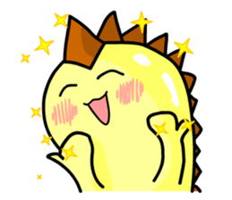 the cute dinosaur sticker #9940637