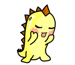 the cute dinosaur sticker #9940639