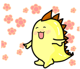 the cute dinosaur sticker #9940658