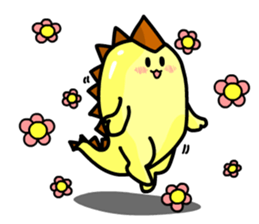 the cute dinosaur sticker #9940659