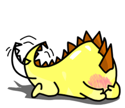 the cute dinosaur sticker #9940661