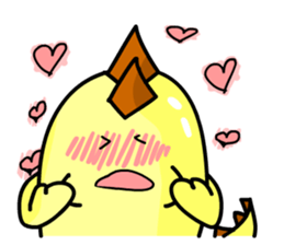the cute dinosaur sticker #9940662
