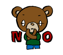 my name is bear sticker #9940761