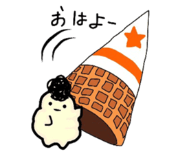 Hairy Soft Serve Ice Cream sticker #9940953