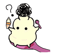 Hairy Soft Serve Ice Cream sticker #9940954