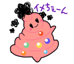 Hairy Soft Serve Ice Cream sticker #9940963