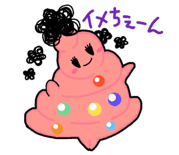 Hairy Soft Serve Ice Cream sticker #9940963