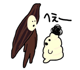 Hairy Soft Serve Ice Cream sticker #9940984