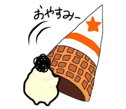 Hairy Soft Serve Ice Cream sticker #9940987