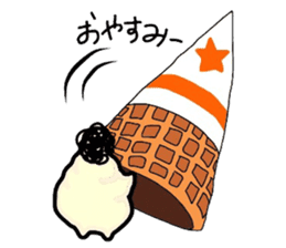 Hairy Soft Serve Ice Cream sticker #9940987