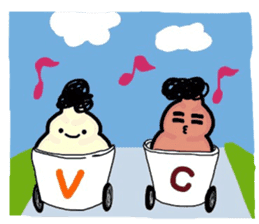 Hairy Soft Serve Ice Cream sticker #9940988