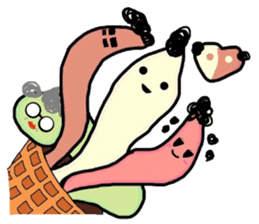 Hairy Soft Serve Ice Cream sticker #9940991