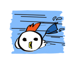 Very cool birds sticker #9941039