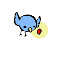 Very cool birds sticker #9941048