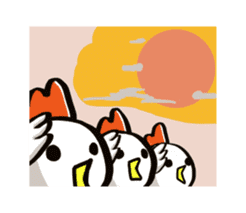 Very cool birds sticker #9941062