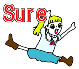 The mysterious girls sticker #9941153