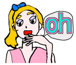 The mysterious girls sticker #9941158