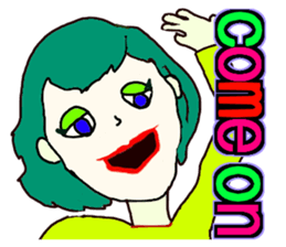 The mysterious girls sticker #9941161