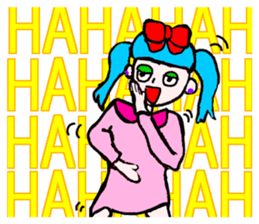 The mysterious girls sticker #9941162