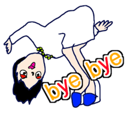 The mysterious girls sticker #9941170