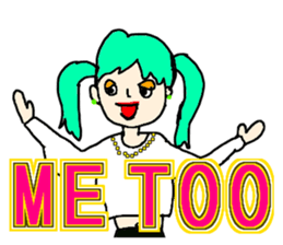 The mysterious girls sticker #9941173