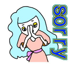 The mysterious girls sticker #9941174