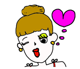 The mysterious girls sticker #9941181