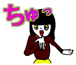 The mysterious girls sticker #9941182