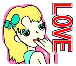 The mysterious girls sticker #9941183