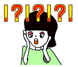 The mysterious girls sticker #9941185