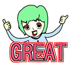 The mysterious girls sticker #9941188