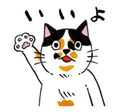 Japanese cat MIYOKO sticker #9941312