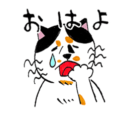 Japanese cat MIYOKO sticker #9941316