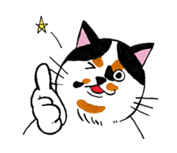Japanese cat MIYOKO sticker #9941331