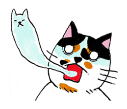 Japanese cat MIYOKO sticker #9941336