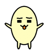 kawaii egg sticker #9942115