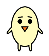 kawaii egg sticker #9942119