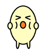 kawaii egg sticker #9942123