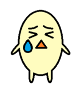 kawaii egg sticker #9942124