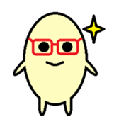 kawaii egg sticker #9942132