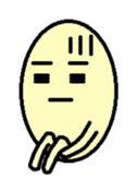 kawaii egg sticker #9942134
