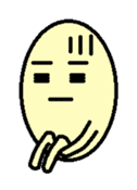 kawaii egg sticker #9942134