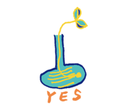 Kuroda's YES&NO sticker #9943197