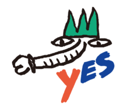 Kuroda's YES&NO sticker #9943198