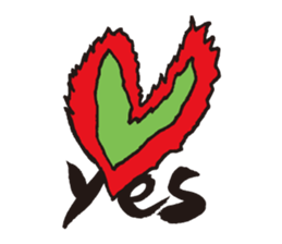 Kuroda's YES&NO sticker #9943209