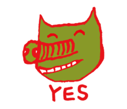 Kuroda's YES&NO sticker #9943216